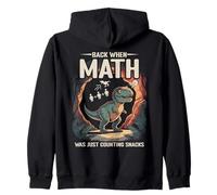 Math Dino Math Professeur d'algèbre Dinosaure Mathématiques Sweat à Capuche