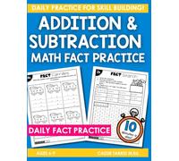 Math Facts Practice: Addition and Subtraction Math Fact Practice Up to 20, 1st Grade Math Facts, 2nd Grade Math Facts, Master Math Facts