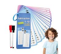 Math Flash Card Game, Math Flash Cards Games pour la maternelle avec anneau | Jeux de voyage, activités d'apprentissage éducatif, jeux de cartes pour garçons et filles