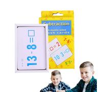 Math Flash Cards - Addition Subtraction Multiplication Division - Educational Toy for Preschool Kindergarten 1-3nd Grades Students, Kids, Teens to Practice Math