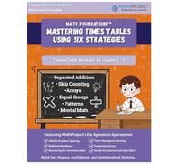 Math Foundations™: Mastering Times Tables Using Six Strategies: This Times Table Booklet builds fact fluency, confidence, and mathematical thinking ... patterns, models, and daily practice.