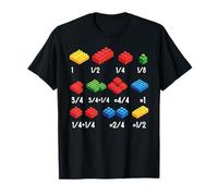 Math Fraction Building Blocks for Kids | STEM Learning Toy T-Shirt