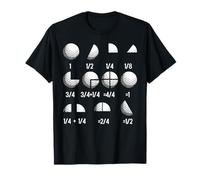 Math Fraction Golf Teacher Sport Education Tee T-Shirt