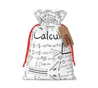 Math Geometry Geek Calculus Sacs de Noël avec cordons de serrage Pochettes à friandises de Noël Sacs de fête S