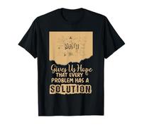 Math Gives Us Hope Problem Solution Inspirational Teacher T-Shirt