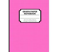 Math Graph Notebook 5x5 Quad Ruled for School Use: Ideal for Kids, Students and Teachers