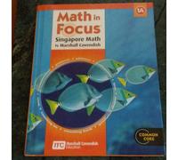 Math in Focus: Singapore Math Grade 1A