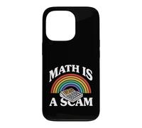 Math is A Scam Retro Rainbow Exploding Calculator Sarcasm Coque pour iPhone 13 Pro