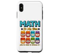 Math is My Jam and Im Here to Spread It Funny Teacher Math Coque pour iPhone XS Max