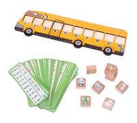Math Learning Toy - Numéro en bois coloré - Bus animal - Jouet mathématique éducatif pour d'âge préscolaire - Jouet de pensée logique pour - Apprentissage des chiffres à la maison ou