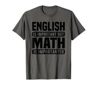 Math Lover Funny - L'anglais est Important, mais Les mathématiques si T-Shirt