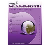Math Mammoth Grade 6 Answer Keys
