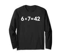 Math Meme 6, 7 is 42 Life, The Universe Everything Teacher Manche Longue