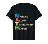 Math Mistake Allow Thinking to Happen Humour de l'enseignant T-Shirt Graphique avec Valeur