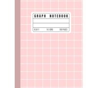 Math Notebook 1 Inch Squares: Large Grid Paper for Elementary Students | 8.5x 11, 100 Pages | Math Practice Book for Kids, Counting, Graphing & Early Learning