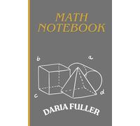 Math Notebook 110 Pages: Squared Paper Journal for Students and Everyday Use