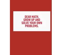 Math Notebook: A4-100 Pages