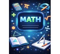 Math Notebook for Boys: Cool and Modern Math Workbook | 120 Pages Grid Paper for School, Homework and Practice