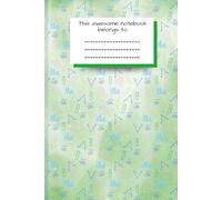 Math Notebook with 1/4 Inch Squares: A5 Grid Paper Composition Book with Margins and Formula Cheat Sheet - 120 Pages for Math, Graphing, and Schoolwork