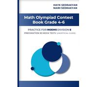 Math Olympiad Contest Book Grade 4-6: Practice for MOEMS Division E preparation 30 mock tests (unofficial guide)