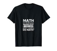 Math Prof Amusant Spectateur Éducation T-Shirt
