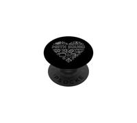 Math Squad Heart Retour à l'école Professeur de mathématiques PopSockets PopGrip Adhésif