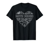 Math Squad Heart Retour à l'école Professeur de mathématiques T-Shirt Graphique avec Valeur