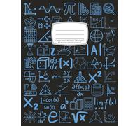 Math Symbols Notebook: College Ruled | 8.5"x11" | For Students in High School and College