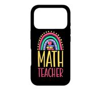 Math Teacher Bohemian Rainbow Saine Esthétique Coque pour iPhone 17 Pro