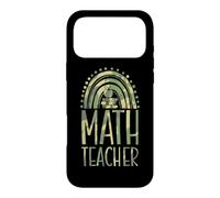 Math Teacher Bohemian Rainbow Saine Esthétique Coque pour iPhone 17 Pro Max