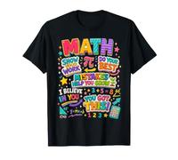 Math Teacher Classroom Learning Back to School T-Shirt