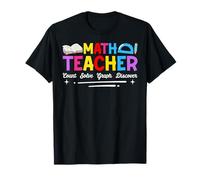 Math Teacher Count Solve Graph Discover T-Shirt