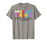 Math Teacher Count Solve Graph Discover T-Shirt