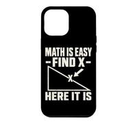 Math Teacher Geometry Find X Classroom Humour Coque pour iPhone 12 Pro Max