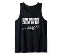 Math Teachers Count on Me Formule quadratique Débardeur