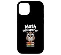Math Whisperer Chouette pour Les Amateurs de mathématiques et Les Enseignants Coque pour iPhone 12/12 Pro