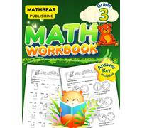 MathBear: Math Workbook Grade 3: 3rd Grade Math Workbook: Multiplication, Division, Addition, Subtraction, Telling Time with Answers