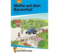 Mathe auf dem Bauernhof 1. Klasse, A5-Heft: Rechnen bis 20: spielerische Aufgaben mit Lösungen - üben, wiederholen, trainieren