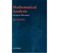 Mathematical Analysis During the 20th Century Jean-Paul Pier (Auteur)