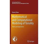 Mathematical And Computational Modeling Of Tonality