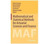 Mathematical And Statistical Methods For Actuarial Sciences And Finance