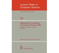 Mathematical Foundations Of Computer Science 1986