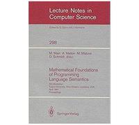 Mathematical Foundations Of Programming Language Semantics