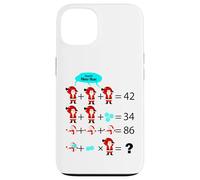 Mathematical Funny Riddle Puzzles Game Graphic Cool Designs Coque pour iPhone 13