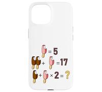 Mathematical Funny Riddle Puzzles Game Graphic Cool Designs Coque pour iPhone 15