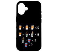 Mathematical Funny Riddle Puzzles Game Graphic Cool Designs Coque pour iPhone 16