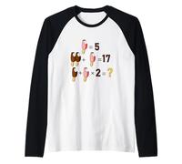 Mathematical Funny Riddle Puzzles Game Graphic Cool Designs Manche Raglan