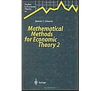 Mathematical Methods For Economic Theory 2