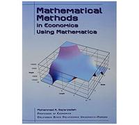 Mathematical Methods In Economics Using Mathematica