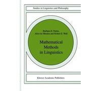 Mathematical Methods In Linguistics